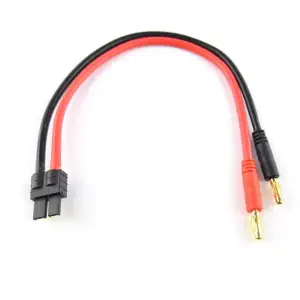 Câble Adaptateur de Fils Conducteurs Banane à Connecteur Traxxas Mâle (250mm)