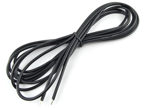 Black Silicon Wire AWG16 (3m)- Click to Enlarge