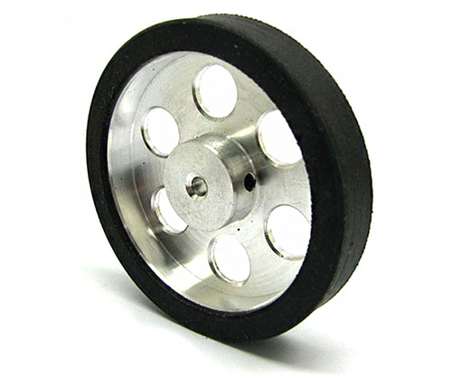 50mm Aluminium Wheel - 3mm Bore- Click to Enlarge