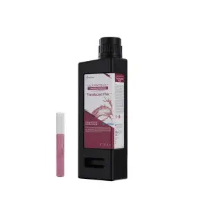 Resina Lavable con Agua HeyGears UltraPrint-Modeling PAWW20 - Rosa Translúcido, 1000g