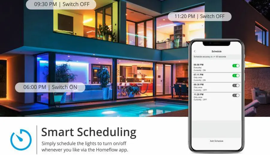 Homeflow WiFi Smart Lampe E14 4.5W Kaltweiß