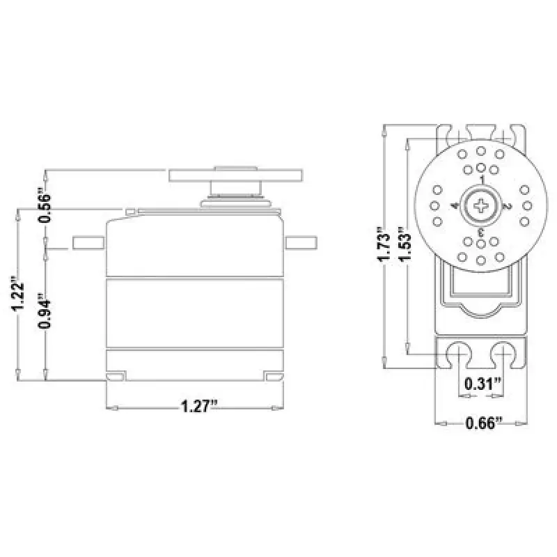 HS-225MG High Performance Mini Servo