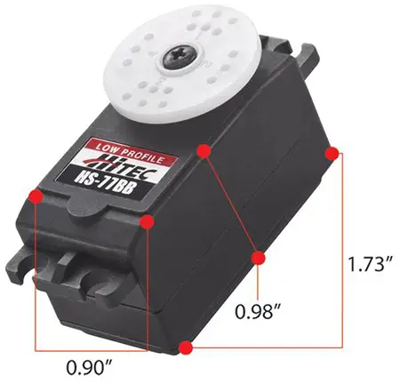 Servomoteur à Profil Bas HS-77BB - Cliquez pour agrandir