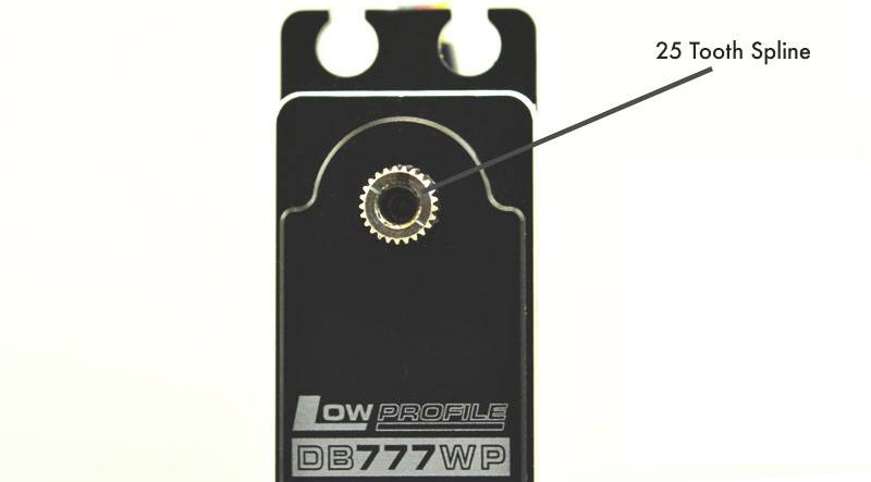 DB777WP 32-Bit MCU Low Profile Waterproof Servo - Click to Enlarge
