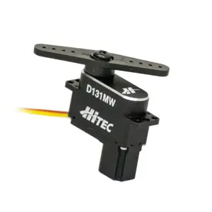 Hitec D131MW 8.5mm, Ultra-Nano, Coreless, Boîtier Métallique, Profil Bas, Servo d'Aile