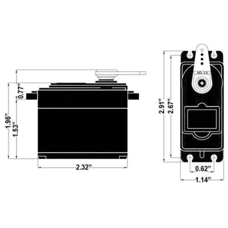 HS-755HB Giant Scale Servo Motor