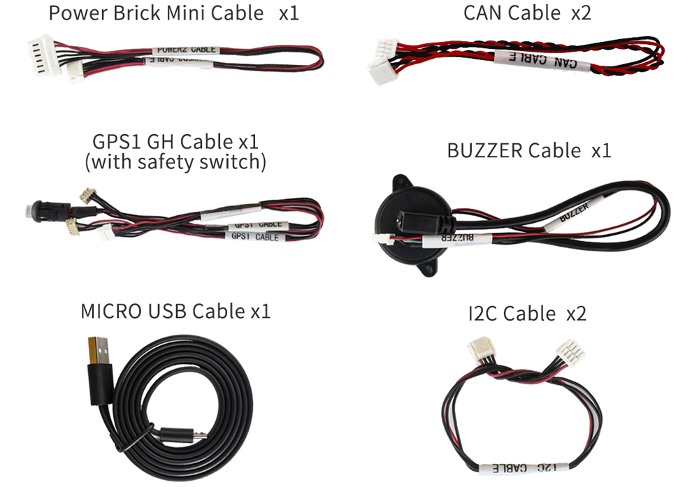 Cube Standard Cable Set - Click to Enlarge