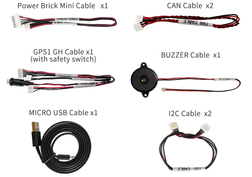 CubePilot Mini Trägerboard Kabelsatz V2