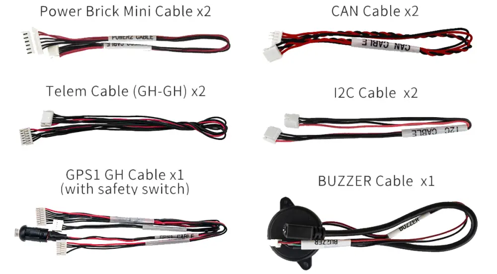 Set de Cables Estándar The Cube V2.1 de CubePilot