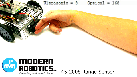 Modern Robotics Ultrasonic and Optical Range Sensor