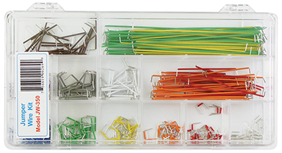 350 Piece Pre-formed Jumper Wire Kit - JW-350- Click to Enlarge
