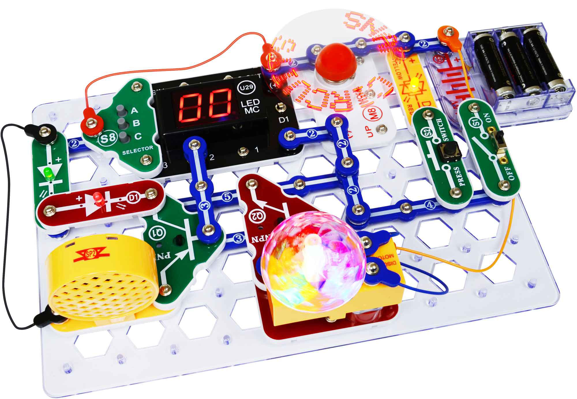 Equipo de experimentos Snap Circuits Arcade - Haz clic para ampliar