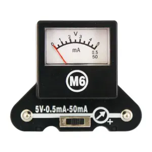 Voltmètre 5V-0.5mA-50mA de Remplacement pour Snap Circuits