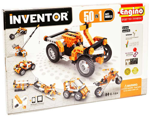 Inventor Basic Kit 50 Models Set- Click to Enlarge
