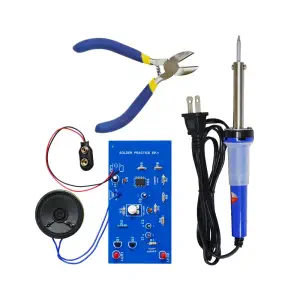 Elenco Kit de Pratique de Soudure avec Sirène Européenne Clignotante et Outils