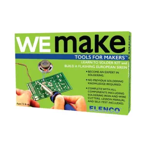 Elenco Kit de Pratique de Soudure avec Sirène Européenne Clignotante et Outils
