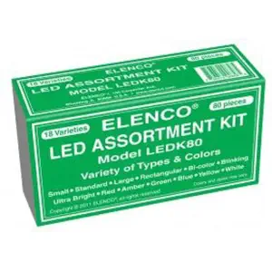 Kit d'Assortiment de LED Elenco LEDK80