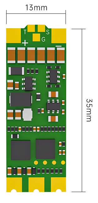 BLITZ E55 Single ESC - Dimensions