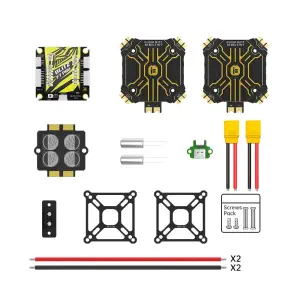 iFlight BLITZ F7 Pro Combo Set (E80 Pro 4-IN-1 ESC*2)（w/ CNC Alum Cover）