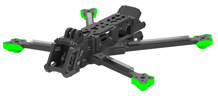 Nazgul Evoque F6 V2 Frame Kit - Parts