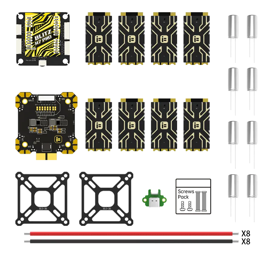 BLITZ H7 Pro Combo Set E80 Single ESC - Parts