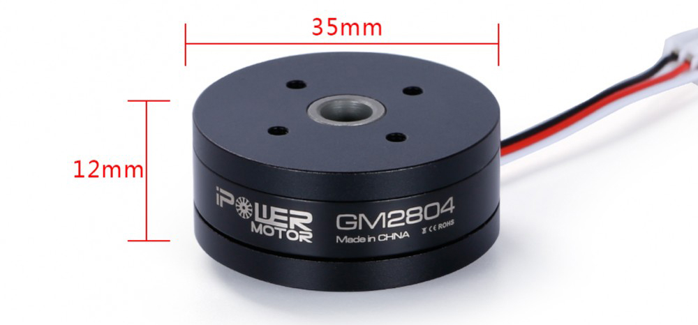 iPower GM2804 Gimbal Motor w/ AS5048A Encoder - Click to Enlarge