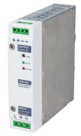 Industrial Shields 120W, 24V Din Rail Power Supply- Click to Enlarge