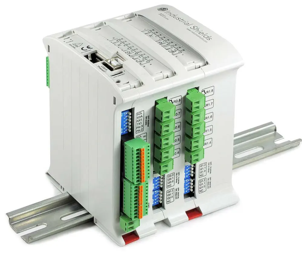 PLC M-DUINO Arduino Ethernet 38 E/S Analógico/Digital PLUS de Industrial Shields - Haga Clic para Ampliar