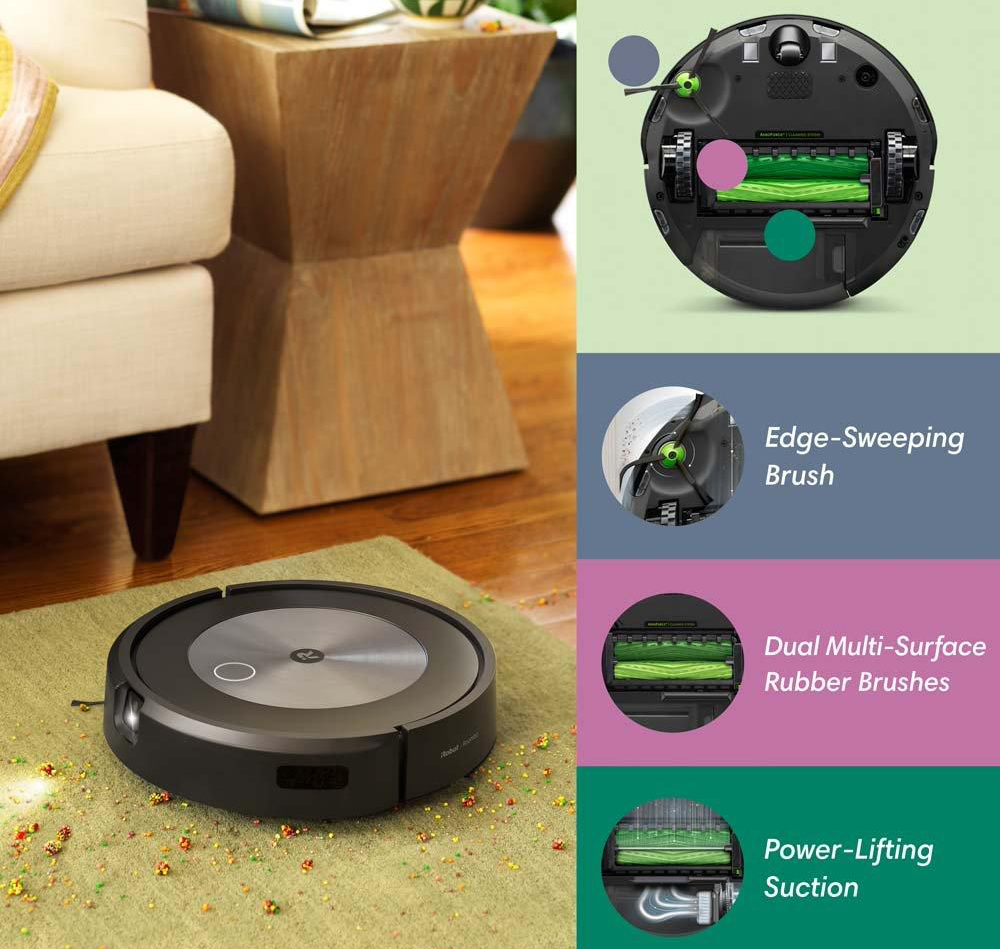 iRobot Roomba j7+ Self-Emptying Robot Vacuum Cleaning Robot (7550) - Click to Enlarge
