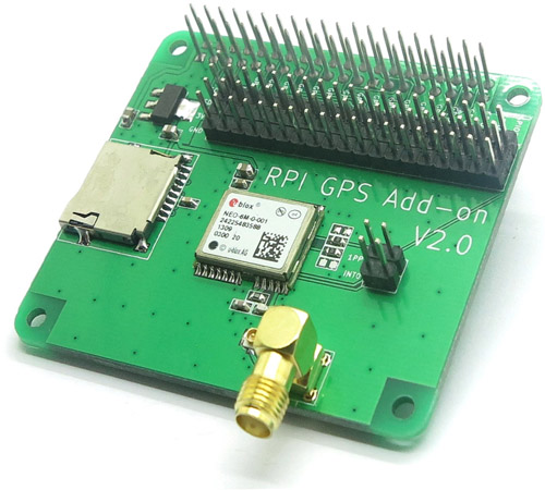 GPS  Module For Raspberry Pi V2.0- Click to Enlarge