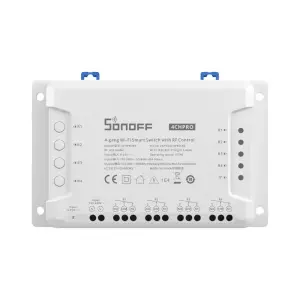 SONOFF 4CHPROR3 Interrupteur Intelligent Wi-Fi 4-Gang avec Contrôle RF