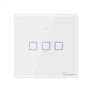SONOFF TX Series Interrupteur mural WiFi (T1, EU, 3 Gang, Blanc)