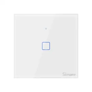 SONOFF TX Series Interrupteur mural WiFi (T2, EU, 1 Gang, Blanc)