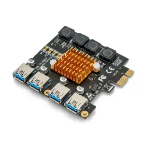 Adaptateur USB PCle à 4 canaux