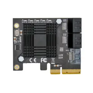 Adaptateur PCle SATA 5 ports - PCI Express x1 vers x5 SATA
