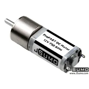 JSumo ProFast Gearmotor 12V 750RPM