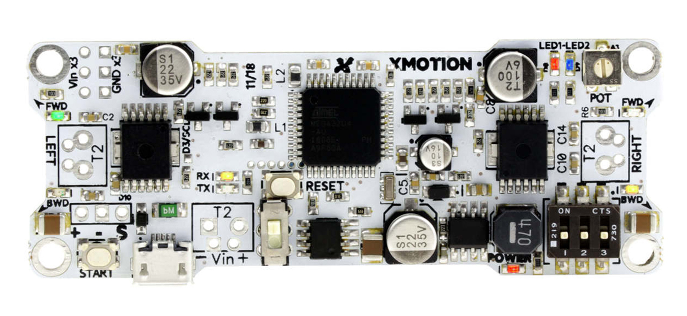 JSumo XMotion Arduino-basierter All-in-One Controller - Zum Vergrößern klicken