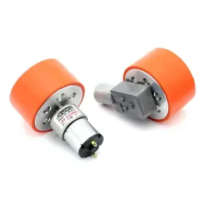JSumo JS7444 Paire de Roues en Aluminium et Silicone (Diamètre 74 mm)