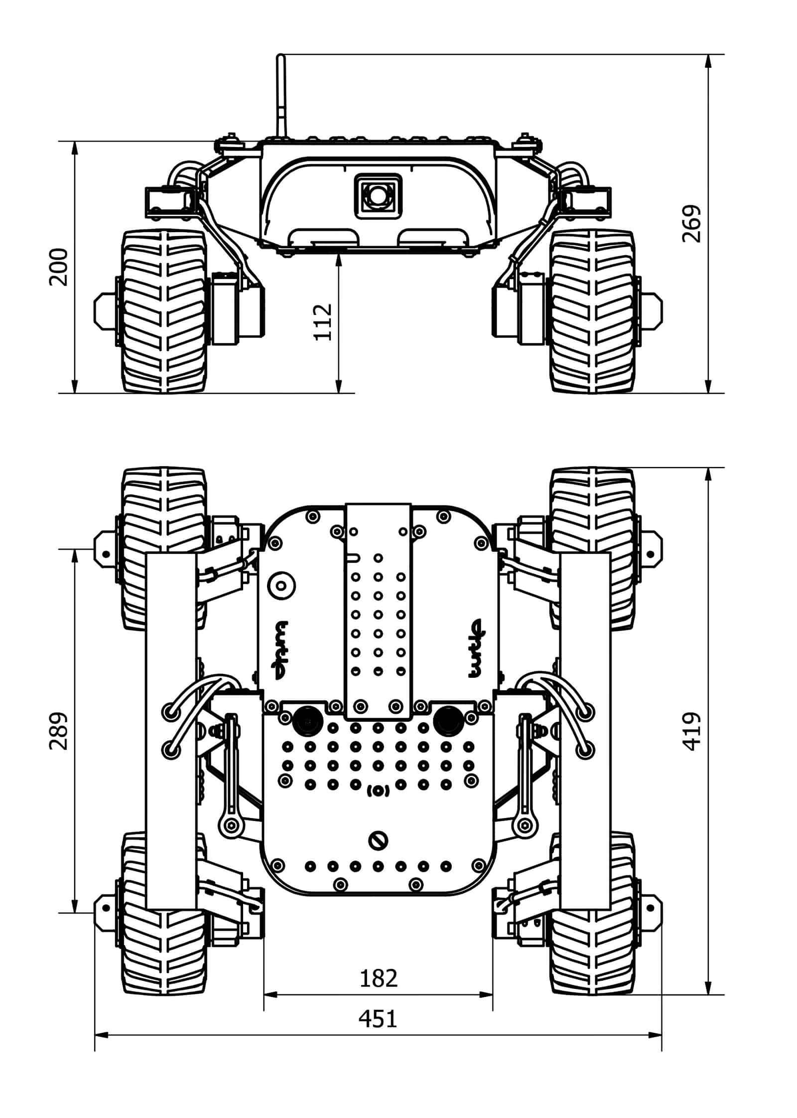 Leo Rover v1.8 (Assembled) - Click to Enlarge