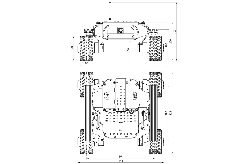 Fictionlab Leo Rover 1.9 Developer Kit - RobotShop