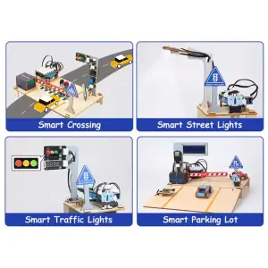ACEBOTT ESP32 Kit de Transport Intelligent STEM Compatible avec Arduino