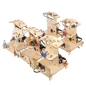 ACEBOTT Kit Maison Intelligente ESP32 8-en-1 STEM Compatible avec Arduino