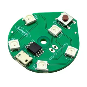 Lampe LED RVB USB ronde Kitronik