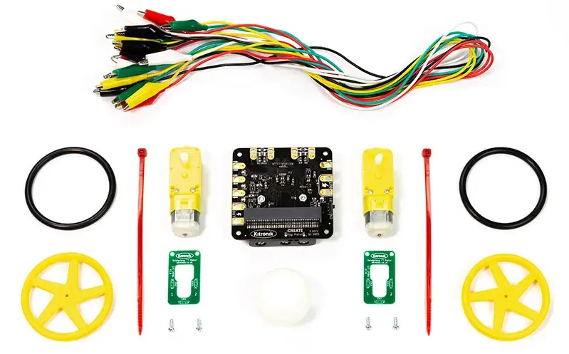 Lección en una Caja de Robótica Simple para micro:bit de Kitronik - Haga Clic para Ampliar