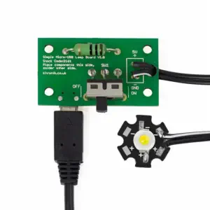 Kitronik Ensemble de Soudure Lampe 1W DEL Micro USB
