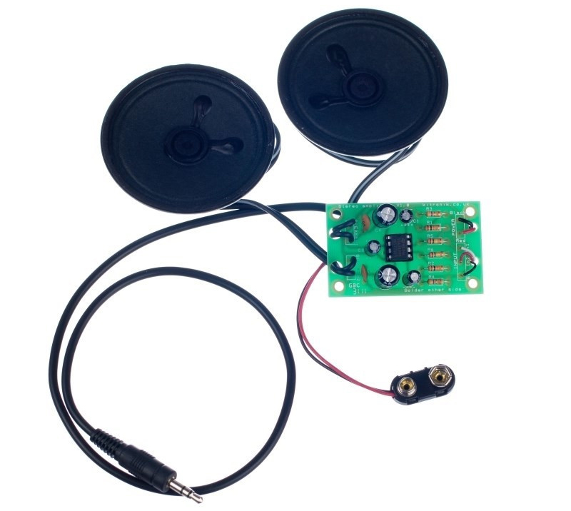 Kitronik Stereo Amplifier Kit (Assembled) - Click to Enlarge