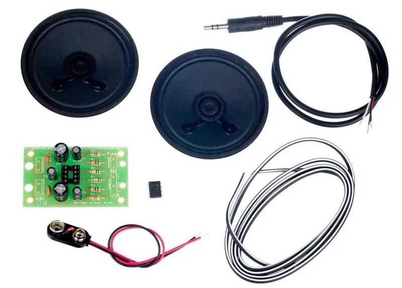 Kitronik Stereo Amplifier Kit (Assembled) - Click to Enlarge