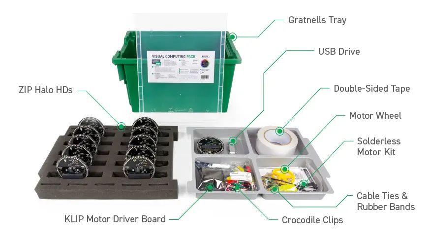 Kitronik Lesson in a Box Visual Computing Pack for micro:bit - Click to Enlarge