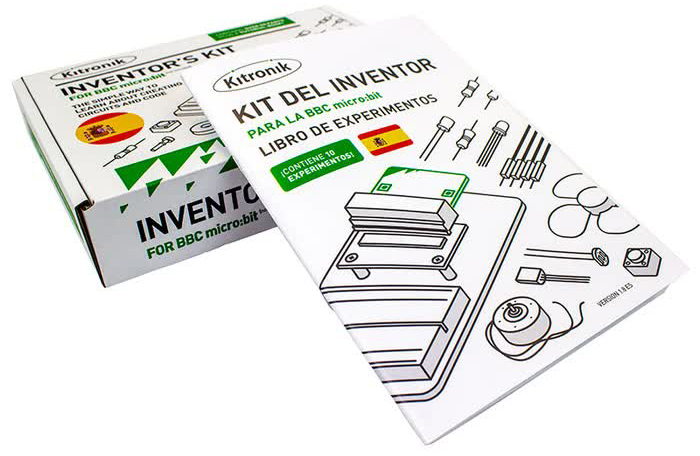 Kitronik Inventor's Kit für BBC micro:bit (Spanisch) - Zum Vergrößern klicken