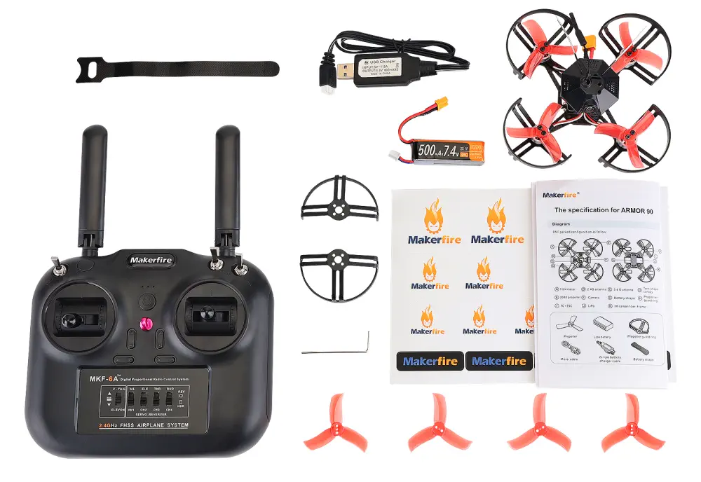 Dron de Carreras RTF Armor90 - Haga Clic para Ampliar